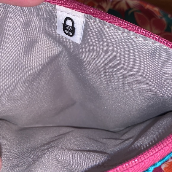 Baggallini Horizon floral print colorful crossbody bag RFID wallet organizer EUC - Picture 12 of 15